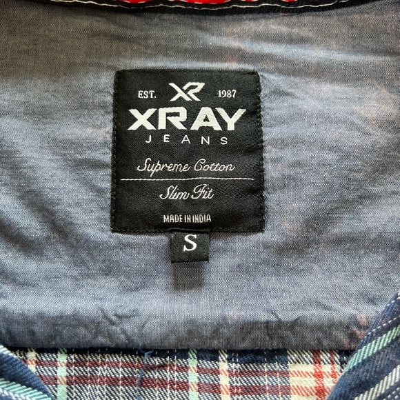 Men’s X-Ray Jeans Slim-Fit Button-Down Shirt - Picture 3 of 3